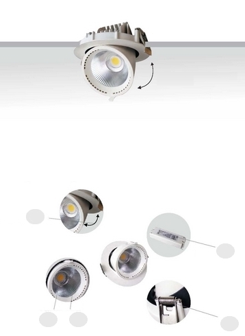 downlight a superficie