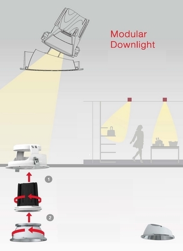 downlight su binario